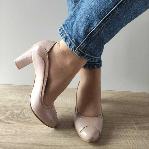 PANTOFI ELEGANTI DAMA ANTONIO 736 GREJ - imagine 5