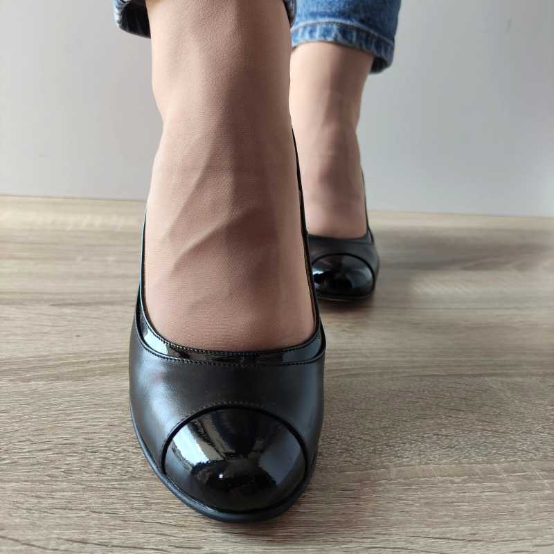 PANTOFI ELEGANTI DAMA ANTONIO 736 NEGRI - imagine 5