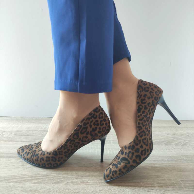 PANTOFI ELEGANTI DAMA ANTONO 3527 LEOPARD - imagine 5