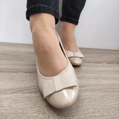 PANTOFI ELEGANTI DAMA CAPRICE 22307-42 BEJ CU LAC