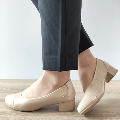 PANTOFI ELEGANTI DAMA CAPRICE 22500-42 BEJ + LAC