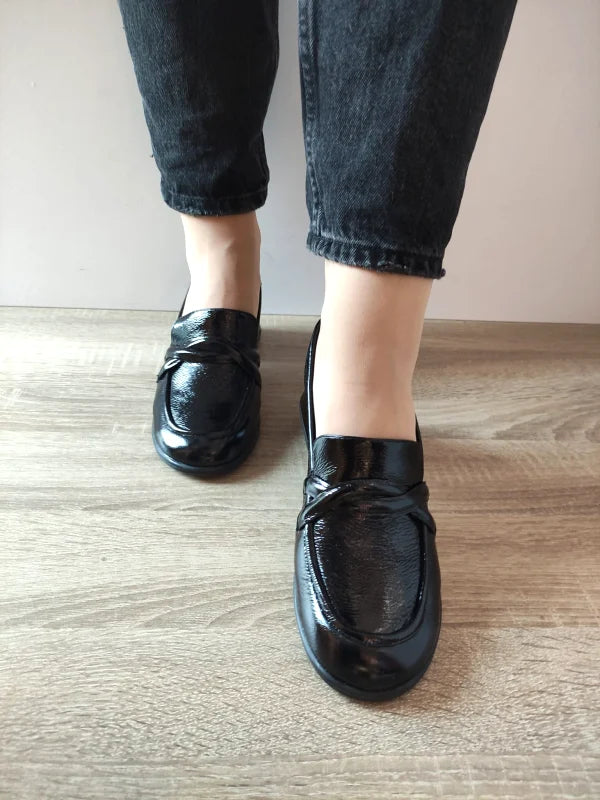 PANTOFI ELEGANTI DAMA CAPRICE 24302-43 NEGRI LAC - imagine 5