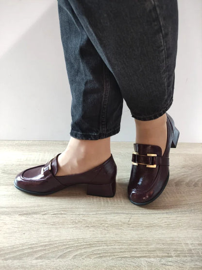 PANTOFI ELEGANTI DAMA CAPRICE 24303-45 BORDO LAC