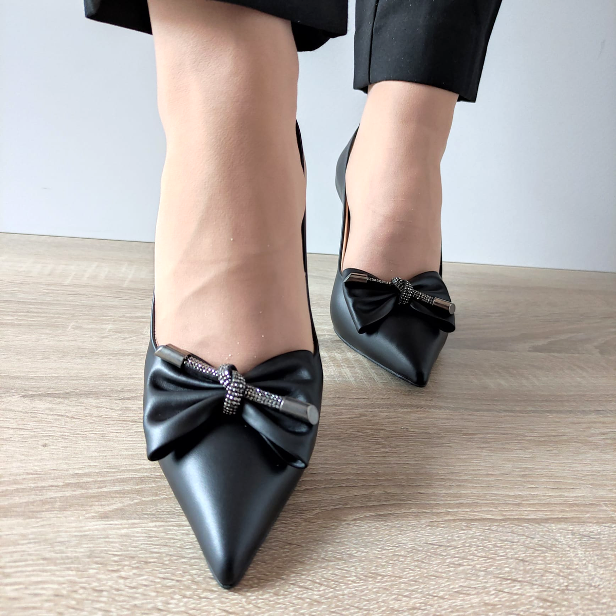 PANTOFI ELEGANTI DAMA DOGATI 049-781 NEGRI - imagine 5