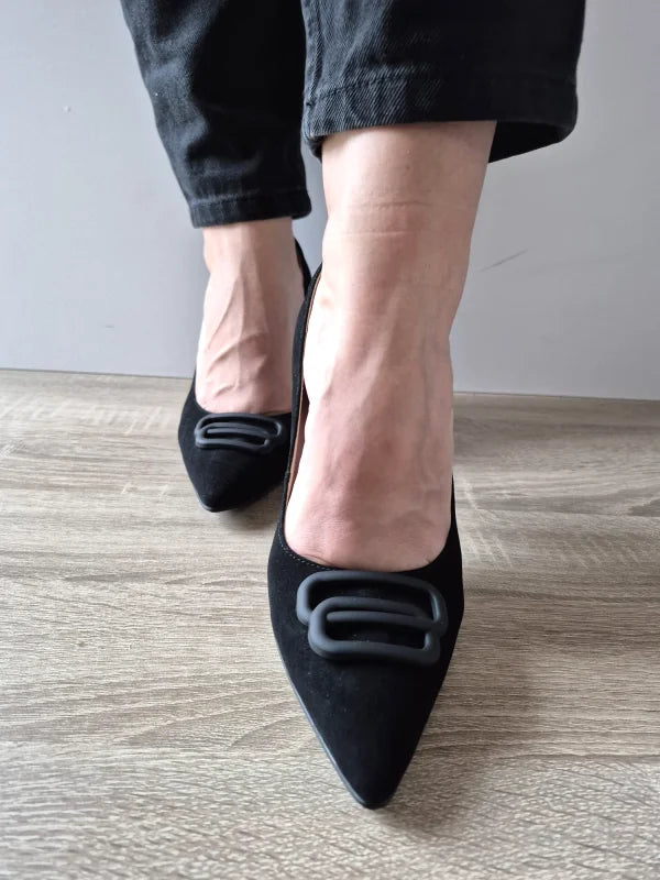 PANTOFI ELEGANTI DAMA EPICA 015TA2 01-I NEGRI VELUR - imagine 6