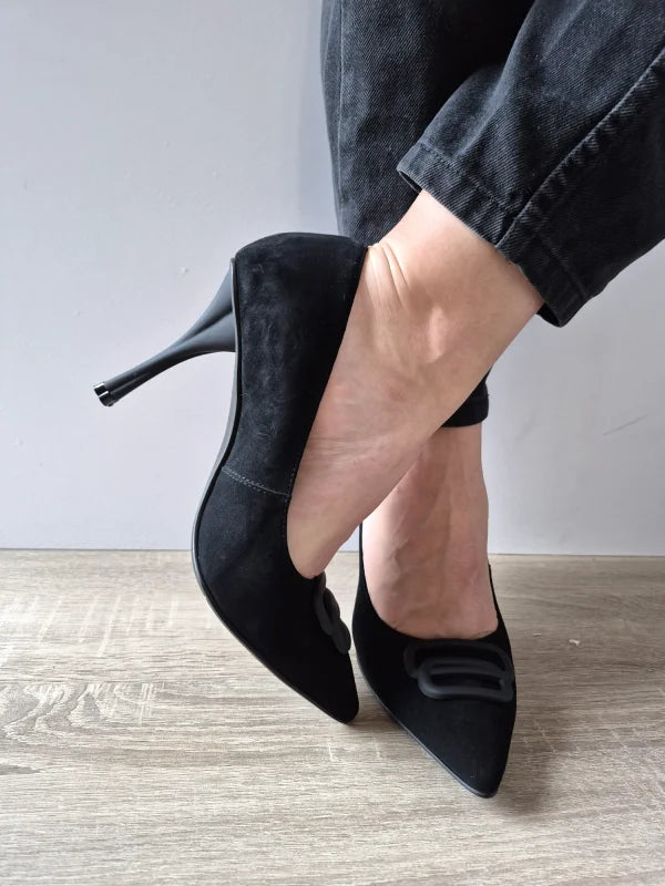 PANTOFI ELEGANTI DAMA EPICA 015TA2 01-I NEGRI VELUR - imagine 7