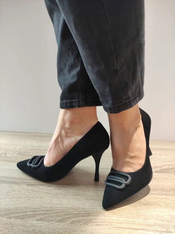 PANTOFI ELEGANTI DAMA EPICA 015TA2 01-I NEGRI VELUR