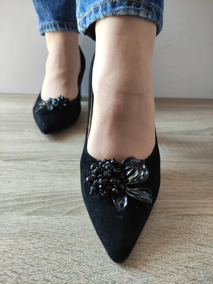 PANTOFI ELEGANTI DAMA EPICA 60063C 01-I NEGRI VELUR