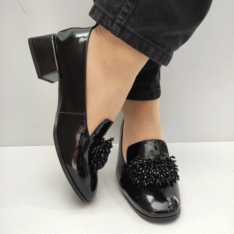 PANTOFI ELEGANTI DAMA EPICA 740001B NEGRI LAC - imagine 4