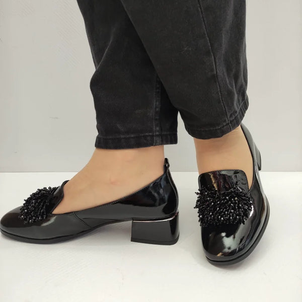 PANTOFI ELEGANTI DAMA EPICA 740001B NEGRI LAC - imagine 5
