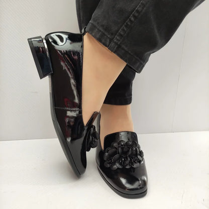 PANTOFI ELEGANTI DAMA FEELING H5215-3426 NEGRI LAC