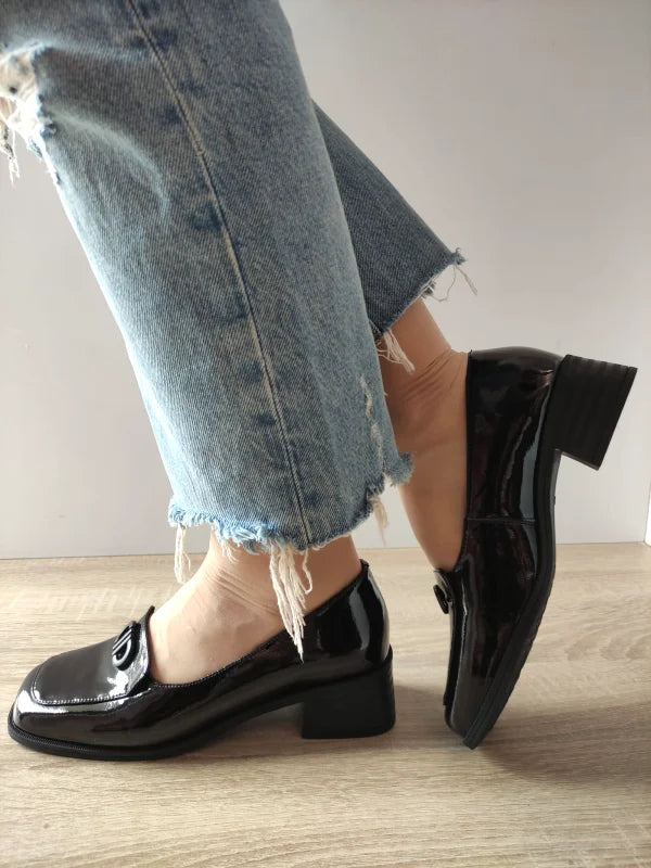 PANTOFI ELEGANTI DAMA FORMAZIONE 1355-15 NEGRI LAC