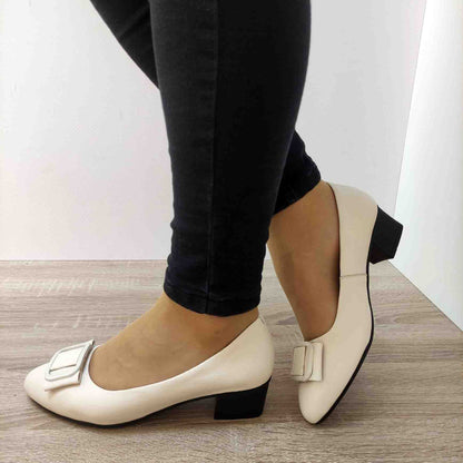 PANTOFI ELEGANTI DAMA FORMAZIONE 220715 CREM