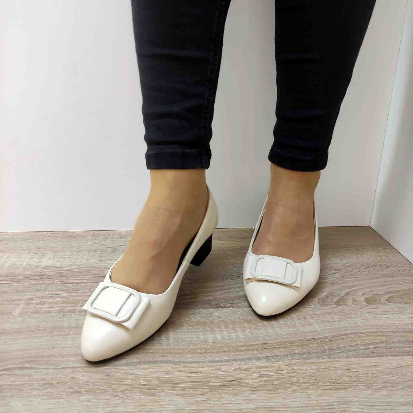PANTOFI ELEGANTI DAMA FORMAZIONE 220715 CREM