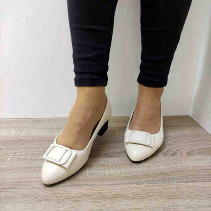 PANTOFI ELEGANTI DAMA FORMAZIONE 220715 CREM