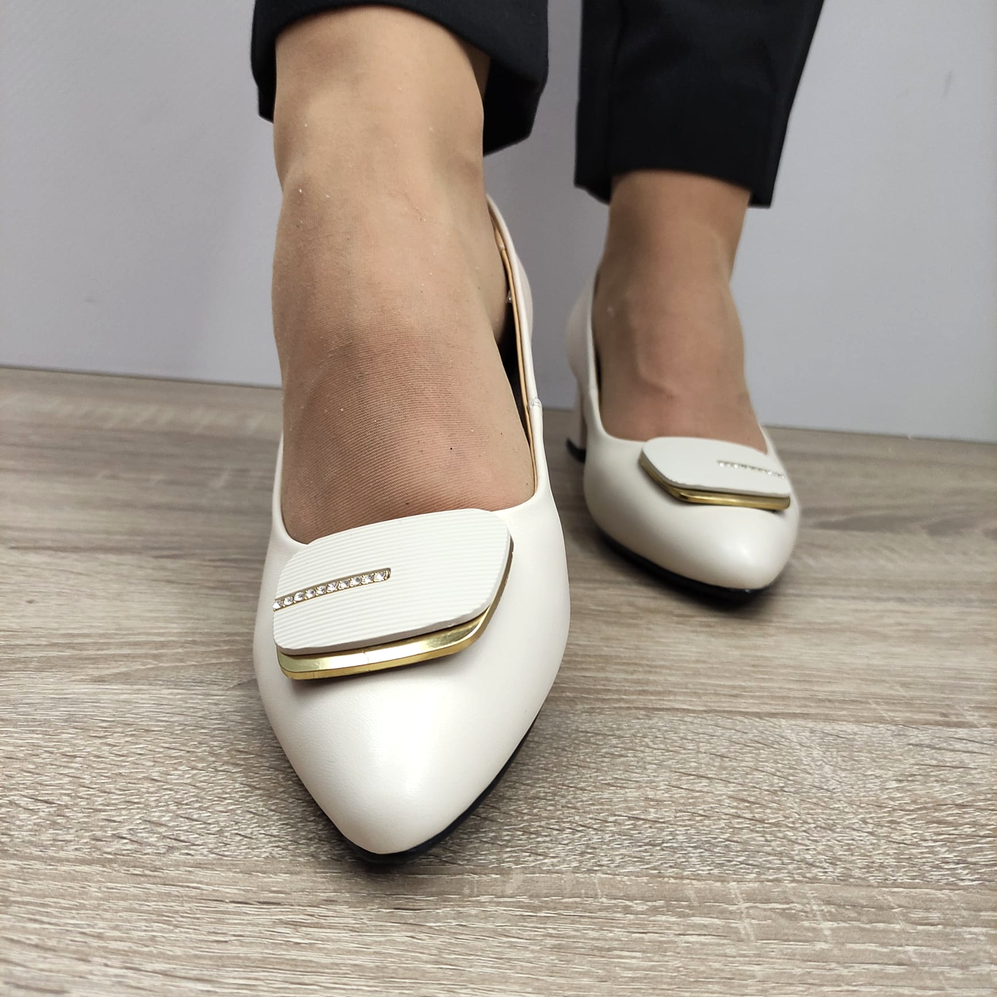 PANTOFI ELEGANTI DAMA FORMAZIONE 6166050 CREM