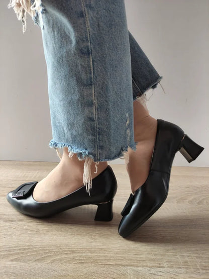 PANTOFI ELEGANTI DAMA FORMAZIONE 855-11 NEGRI