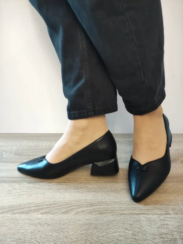 PANTOFI ELEGANTI DAMA KARISMA 40011A 01-N NEGRI - imagine 4
