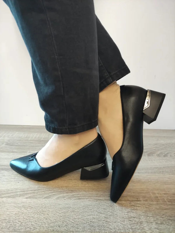 PANTOFI ELEGANTI DAMA KARISMA 40011A 01-N NEGRI - imagine 2