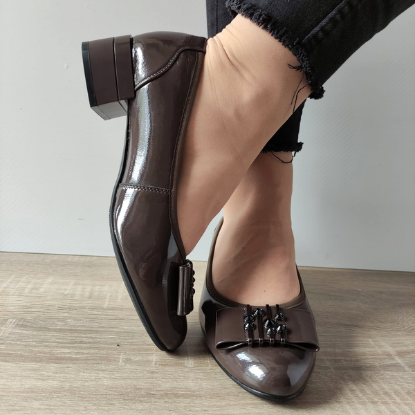 PANTOFI ELEGANTI DAMA PASS 140014A 14-L MARO LAC - imagine 3