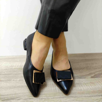 PANTOFI ELEGANTI DAMA PASS 200025 01-N NEGRI
