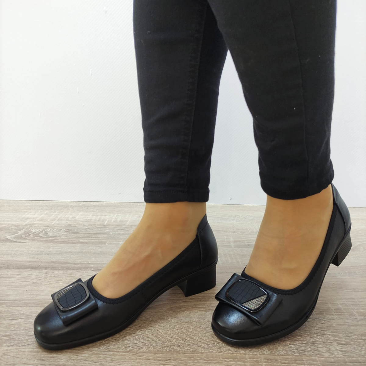 PANTOFI ELEGANTI DAMA PASS 20018A 01-N NEGRI - imagine 3