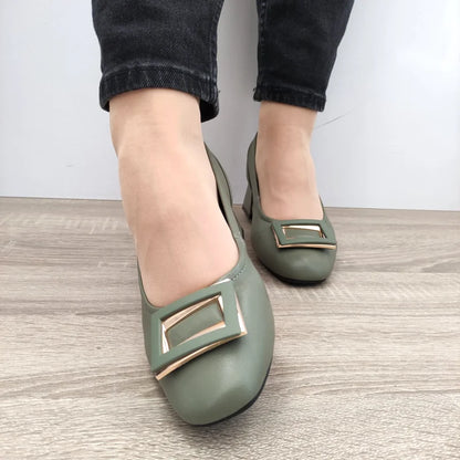 PANTOFI ELEGANTI DAMA PASS 440011G 40-N VERZI OLIVE