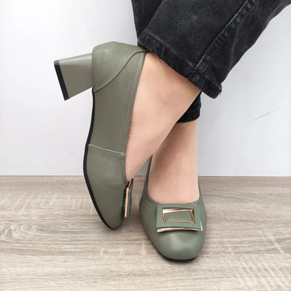 PANTOFI ELEGANTI DAMA PASS 440011G 40-N VERZI OLIVE