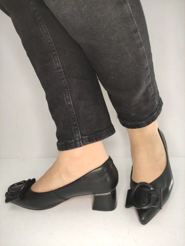 PANTOFI ELEGANTI DAMA PASS 460005A 01-N NEGRI - imagine 2
