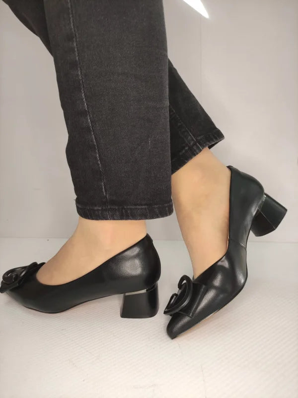 PANTOFI ELEGANTI DAMA PASS 460005A 01-N NEGRI - imagine 3
