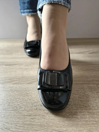 PANTOFI ELEGANTI DAMA PASS 460010A 01-L NEGRI LAC