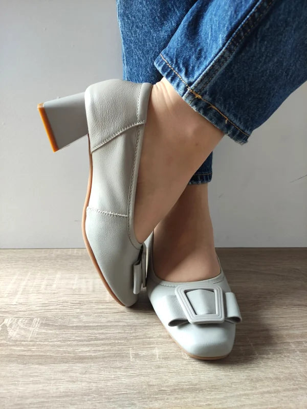 PANTOFI ELEGANTI DAMA PASS 460008D 14-N GRI - imagine 3
