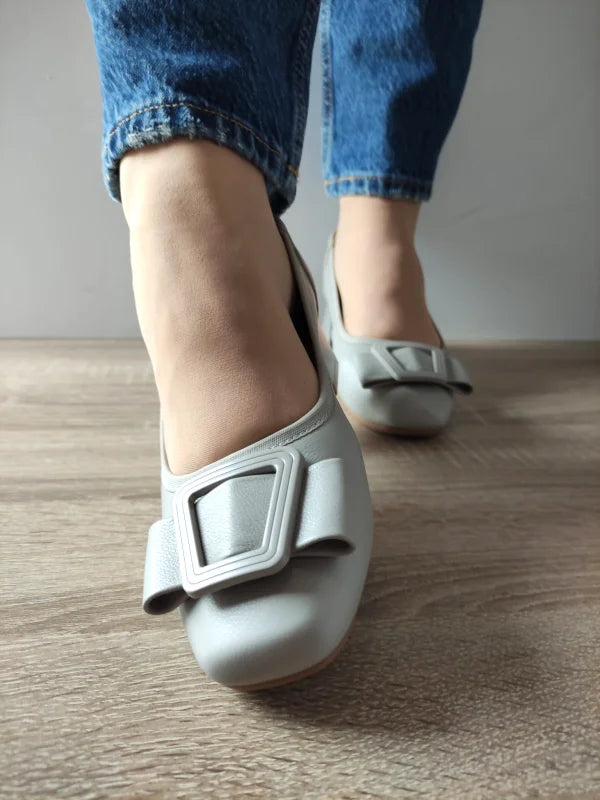PANTOFI ELEGANTI DAMA PASS 460008D 14-N GRI - imagine 4