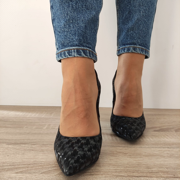 PANTOFI ELEGANTI DAMA PERLLA 374-46 NEGRI EFFECT CLOUD - imagine 5