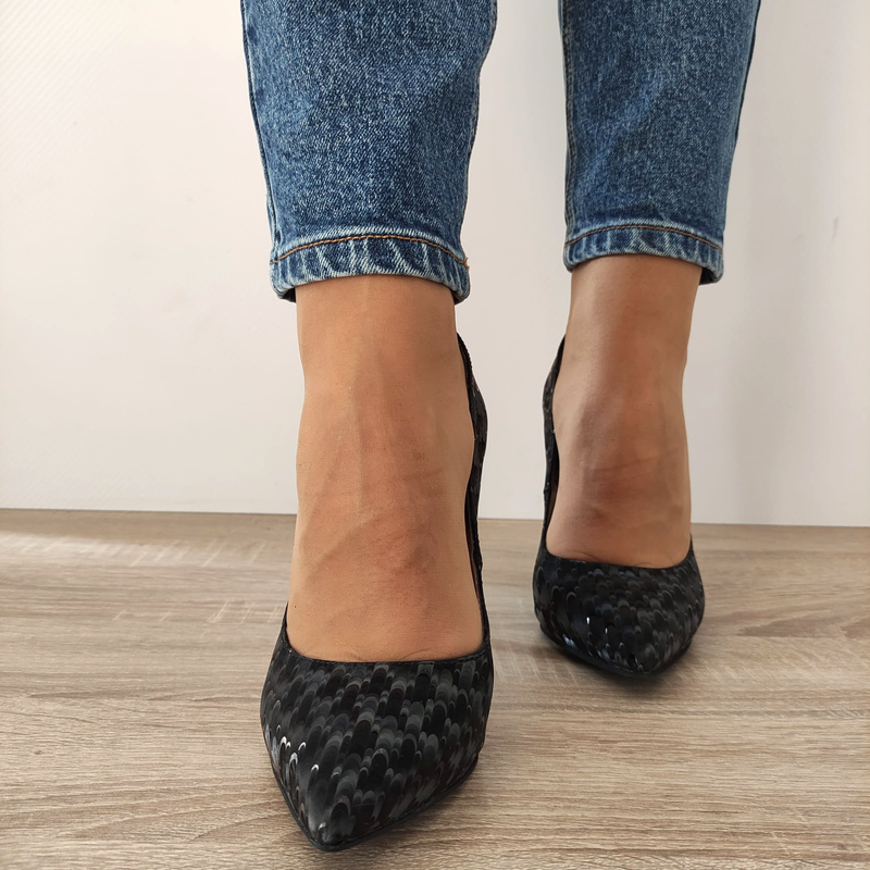 PANTOFI ELEGANTI DAMA PERLLA 374-46 NEGRI EFFECT CLOUD - imagine 5