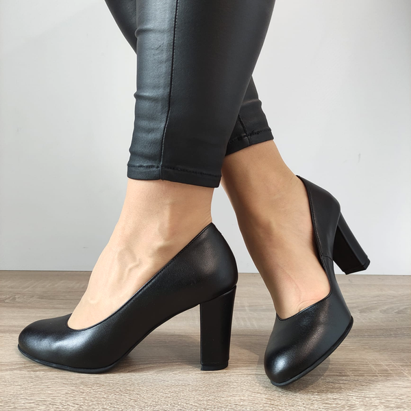 PANTOFI ELEGANTI DAMA PERLLA 5109-8 NEGRI - imagine 2