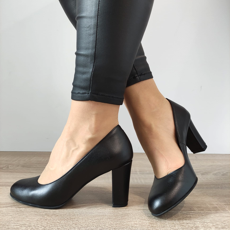 PANTOFI ELEGANTI DAMA PERLLA 5109-8 NEGRI - imagine 2
