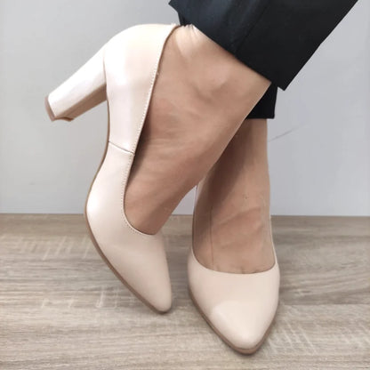 PANTOFI ELEGANTI DAMA PERLLA 5120-55 NUDE