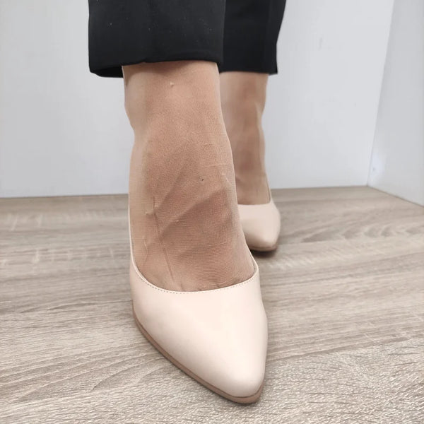 PANTOFI ELEGANTI DAMA PERLLA 5120-55 NUDE - imagine 4