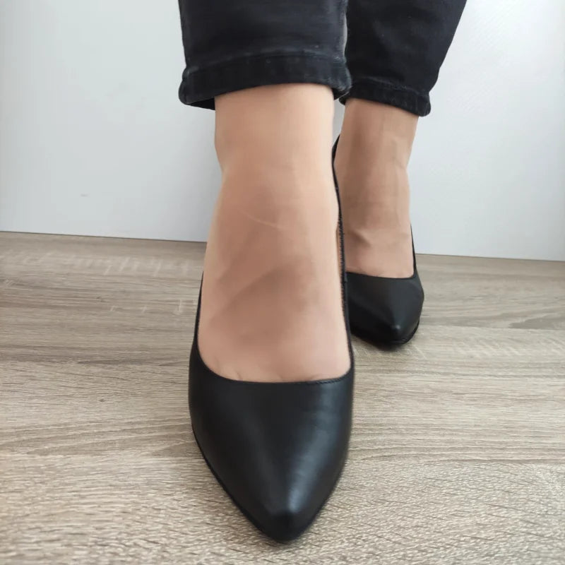 PANTOFI ELEGANTI DAMA PERLLA 5121-4 NEGRI - imagine 3