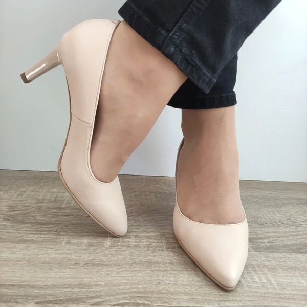 PANTOFI ELEGANTI DAMA PERLLA 515-2 NUDE - imagine 3