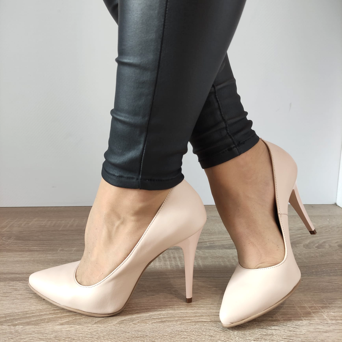 PANTOFI ELEGANTI DAMA PERLLA 53-62 ROZ NUDE - imagine 2