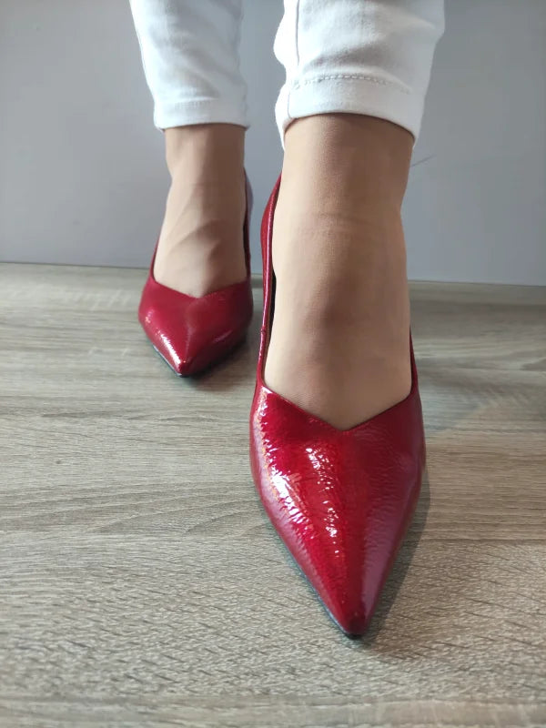 PANTOFI ELEGANTI DAMA TAMARIS 22452-45 ROSII LAC