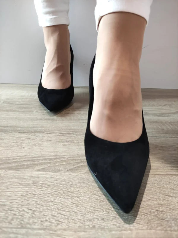 PANTOFI ELEGANTI DAMA TAMARIS 22480-42 NEGRI VELUR - imagine 5