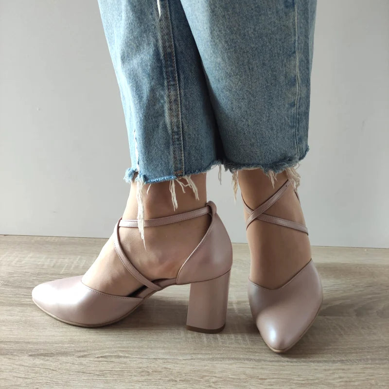 PANTOFI ELEGANTI DECUPATI DAMA ANTONIO 35216 GREJ SIDEF