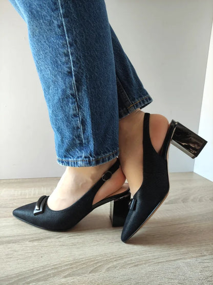 PANTOFI ELEGANTI DECUPATI DAMA EPICA 60022 01-I NEGRI VELUR