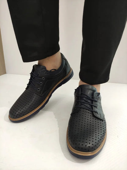 PANTOFI PERFORATI BARBATI BIO FLEX 407 BLEUMARIN