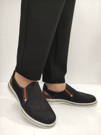 PANTOFI PERFORATI BARBATI BIO FLEX 411 BLEUMARIN