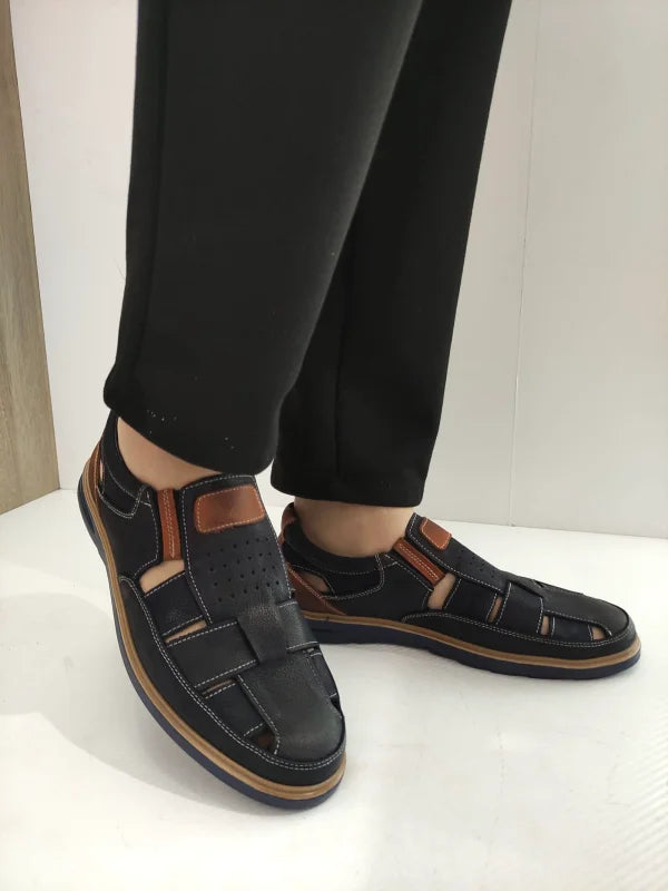 PANTOFI PERFORATI BARBATI BIO FLEX 777 - imagine 5