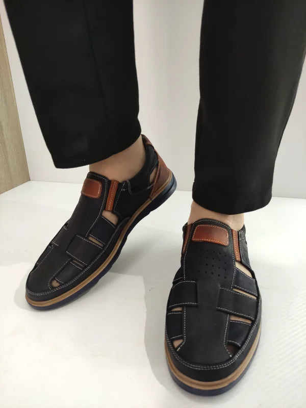 PANTOFI PERFORATI BARBATI BIO FLEX 777 - imagine 3